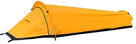 1 Person Wanderzelt, Ultraleichtes Biwaksackzelt Wasserdichtes Tragbares Campingzelt Schnellaufstellbarer Schlafsackbezug Biwaksack mit Tragetasche Für Das Überleben Im Freien