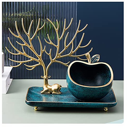 Schlüsselhalterschale für Entryway Modern, Dekorativer Tablett-Schmuckhalterständer, Schmuck-Ohrring-Halsketten-Ausstellungsstand, Schlüsselaufbewahrung Dekoration Obstschale Weinschrank Wohnzimmer