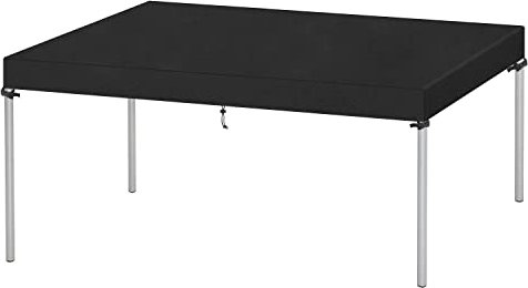 VANSHEIM Housse de protection pour table de jardin et meubles de jardin, imperméable, tissu Oxford résistant aux UV, 180 x 100 x 15 cm