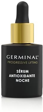 GERMINAL - Antioxidatives Gesichtsserum für Damen, für die Nacht | Anti-Flecken-Serum ab 35 Jahren, korrigiert Flecken, strafft und hellt - alle Hauttypen - 30 ml.