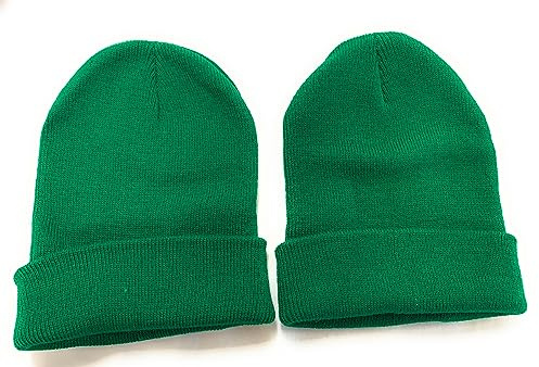 Caprilite 2 gorros de punto unisex para niños y niñas, para invierno, para escuela (par)