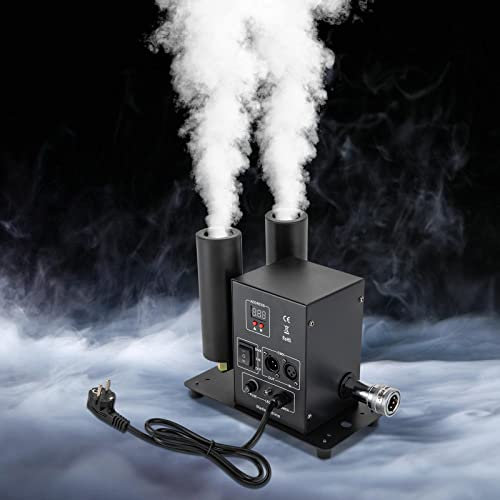 Nebelmaschiene 200W Rauchmaschine mit LED-Leuchte und Display, CO2-Jet-Maschine für Hochzeitsfeier Veranstaltungen Bühne Club Disco DJ Halloween