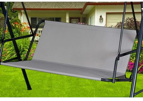Hollywoodgunga sittyta, ersättning, hollywoodgunga sittskydd, reservgunga, sätesskydd för hollywoodgunga, tyg för hollywoodgunga sittyta 600D-oxfordtyg (115 x 48 cm, grå)