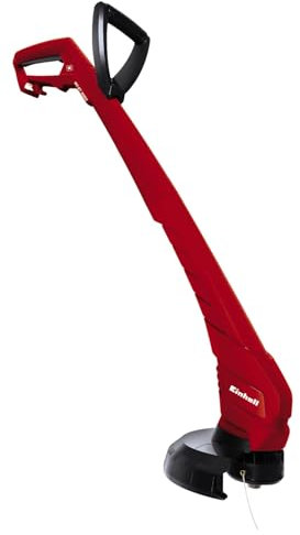Einhell 300W Electric Garden Strimmer - Lightweight (1.5Kg) Grass Trimmer and Weed Cutter, 230mm Cutting Width, Auto Jog Line Feed - GC-ET 3023 Corded Lawn Trimmer, red-black