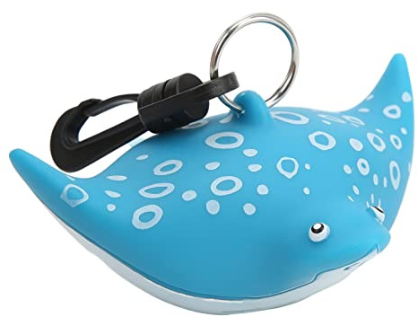 SPYMINNPOO Dustproof Cover, Scuba Regulator Mouthpiece Holder with Clip for Second Stage, Safety Protection (blue spot ray)