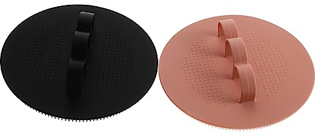 FRCOLOR 2stücke Silikon-peelingbürste Für Körperreinigung Kompaktes Badetool Mit Massagefunktion Rutschfeste Oberfläche Und Einfache Handhabung