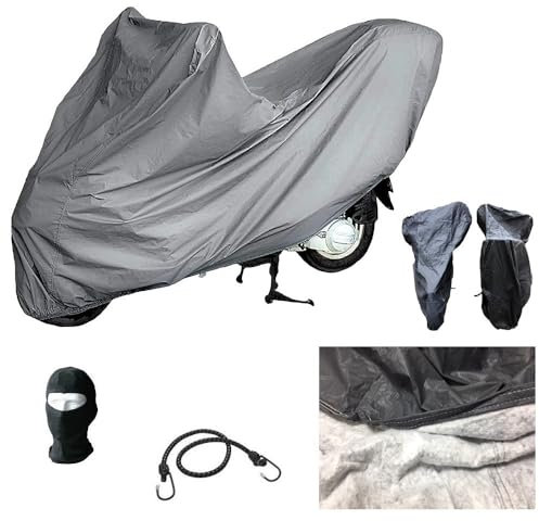 Compatible con KYMCO Agility 125 Carry Funda para Moto Scooter Polar 250GR PVC Cubierta Impermeable para Motocicleta PROTECCIÓN Resistente 232X100X125CM