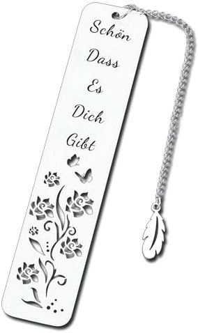 Geschenk für Frauen-Schön dass es Dich gibt,Ruhestand Geschenk,Lesezeichen personalisiert für Frauen,Abschiedsgeschenk für Lehrer,Studenten und Kollegen,Weihnachts und Geburtsta