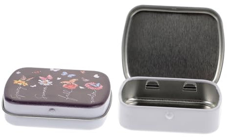 SHINEOFI 2pcs Flip-top Pen Box Stationery Box for Convenient Storage Nib Holder for School Office Use Pen Storage Case Capacity for Organizing Small Stationery Items