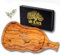 MrOliver® Venus - Tagliere in Legno d'Ulivo Naturale - Tagliere da Cucina Professionale - Accessori Cucina di Design- Tagliere Legno Grande per Aperitivo, Carne, Salumi