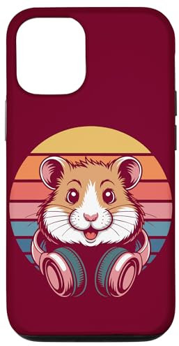Casque DJ Hamster pour hamster Coque pour iPhone 12/12 Pro