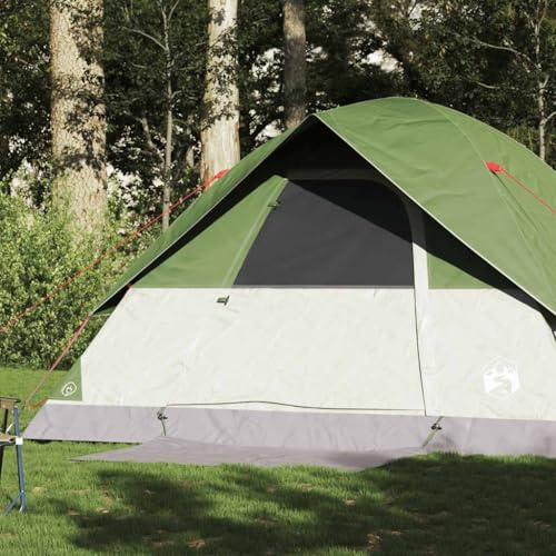 INLIFE Kuppel-Familienzelt 6 Personen Grün Wasserdicht,Sportartikel,Outdoor-Aktivitäten,Camping & Wandern,Zelte,Grün,7.55 KG,94703