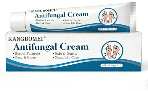 Crème Antifongique Pied et Mycose Peau – Soin Topique pour Pied, Aine, Aisselle et Plis – Confort, Formule Apaisante et Hydratante – 20G