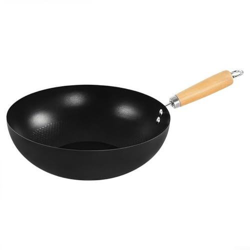 Padella wok in ferro antiaderente leggera per cucinare e mantenere la cucina senza sforzo (28 cm)