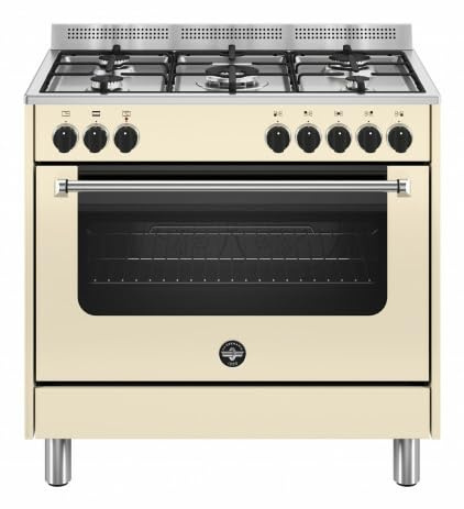 Bertazzoni La Germania Americana AMN965ECRV24 cocina Eléctrico Encimera de gas Crema de color A