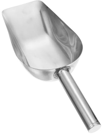 SAFIGLE Cuchara Multifunción de Acero Inoxidable para Hielo y Harina Pala Pequeña y Ligera con Mango Resistente para Cocina y Alimentos