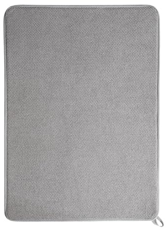 Tappetino per asciugacapelli, in microfibra assorbente, antiscivolo, base per asciugacapelli, per piano di lavoro, posate, bicchieri, pentole, padelle, casa e