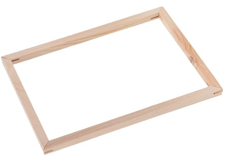 VICASKY Massiver Holzrahmen 40x50cm für Ölgemälde Einfach zu Montierendes Selbstgemacht Leinwandzubehör mit Glatter Oberfläche für Kreative Kunstwerke