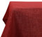 Deconovo Tischwäsche Tischdecke Wasserabweisend Tischdecken Lotuseffekt Tischtuch Leinenoptik 240x140 cm, Rot, 1 Stück