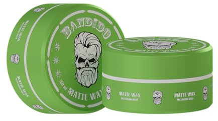 Bandido Cera opaca per capelli 150 ml | Cera per capelli opaca dall'aspetto naturale | Effetto opaco | Per tutti i tipi di capelli - Cera per capelli