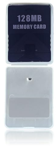 WICAREYO Black 128MB Module de Carte Mémoire Compatible pour PS2