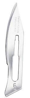 Swann Morton No 6 Sterile Stainless Steel Blades