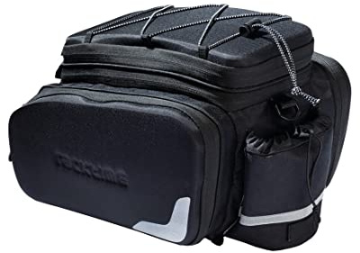 Racktime Odin 2.0 Gepäckträgertasche, SNAPIT 2.0, Seitentaschen, schwarz | SNAPIT 2.0 Adapter vormontiert, Erweiterbarer Stauraum, Widerstandsfähig, robust, Diverse Fächer, inkl. Schultergurt