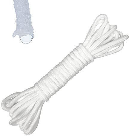 ORIMERC 4.5M 4mm Diameter Self Watering Wick Cord Vacation Plant Sitter DIY Hydroponic Wicking Self-Watering Planter Pot Automatic Water System Device Potted Violet Auto Seedling Waterer Rope…