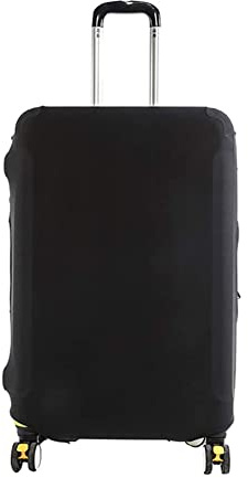 Anawakia Elastisch Einfarbig Kofferhülle Koffer Abdeckung Schutzhülle Kofferschutzhülle Kofferbezug Luggage Gepäck Cover (Schwarz,M 22-24 Zoll)