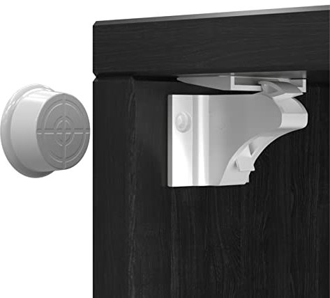 Dioxide Kindersicherung Schrank Magnetisches, Schubladensicherung Baby 10 Schlösser + 2 Schlüssel Ohne Bohren und Schrauben Unsichtbar Schranksicherung 3M Kleben für Baby und Kinder