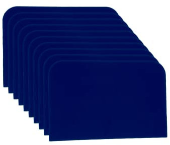 Set di 10 spatole per carrozzeria – Set di spatole – Spatola in plastica – Made in Germany – Spreader in plastica riutilizzabile per l'applicazione di stucco, smalti, fughe