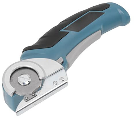 Pssopp Elektrische Schere Kartonschneider Kabellose Rollschneider Akku Universalschneider Leistungsstarker Akkuschere für präzise Schnitte in Stoff, Papier, Pappe, Teppich, Karton