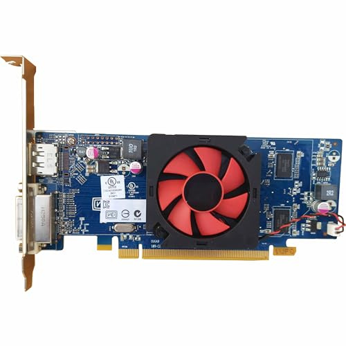 SIMPLETEK - AMD RADEON HD7470 1GB GDDR3 Graphics Video Card for Desktop PC | Multi-Monitor | 1x DVI, 1x DPI (Refurbished)