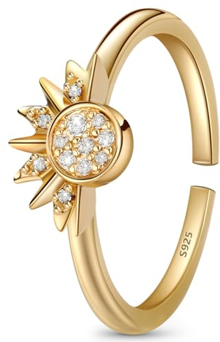 J.Fée Sonne Mond Ring Sonne Und Mond Ring Frauen Ringe Frauen Ringe Damen