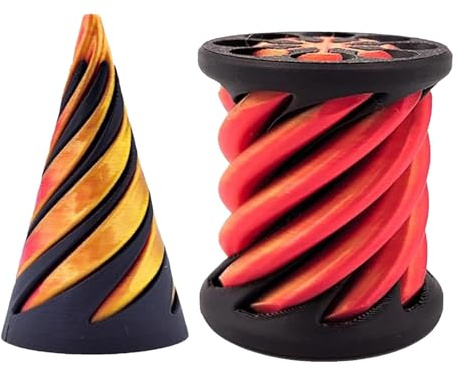 Impossible Cone, gedrucktes Rotierendes Spiralkegel-Zappelspielzeug, Spiralkegel-Zappelspielzeug, Der Unmögliche Kegel, Stressabbau-Spielzeug Für Erwachsene Und Kinder