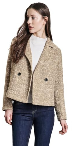 Street One A212466 Giacca Bouclé, Miele Sabbia, 50 Donna