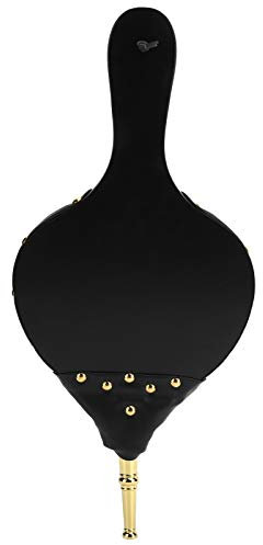 Dioche Fireplace Fan, Fireplace Blower 450g with Wood Bellows for Outdoor Camping BBQ Grill Chimney Fire Tools (golden tube)