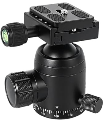 Treppiede in alluminio K36 con testa a 360 gradi migliora stabilità e precisione nell'uso professionale della macchina fotografica