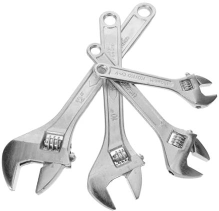 HOMSFOU Kit De 4 Herramientas De Fontanería Portátiles Multifunción Para Bricolaje Llaves Inglesas De 1/2 Pulgada Ajustables Retráctiles Para Uso Doméstico Móviles Para