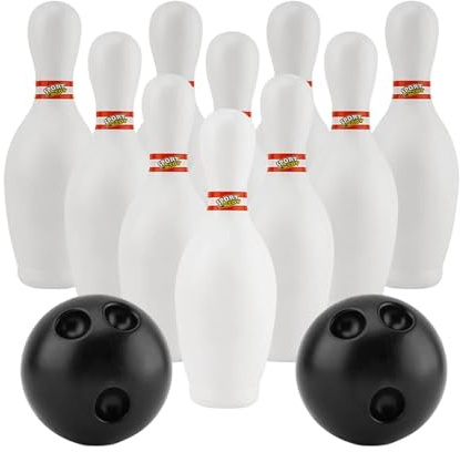 perfeclan Bowling-Set für, Familienspiele, interaktive Geburtstagsgeschenke, Lernspielzeug, Bowling-Spielzeug für draußen für Jungen, Mädchen und