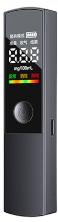 Breathalyzer - Breath Test Alcohol Detector | Personal Breathalyzers, Reusable Portable Breath Tester, Accurate Smart Car Accessories for Safety Monitoring Home Detection Women Men Analysis Driving