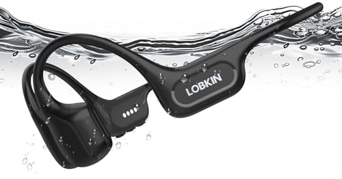 Bone Conduction Air Conduction Headphones, IP68 Swimming Headphones 32GB | Open-Ear Wireless Underwater Headphones with Bluetooth 6.1, ENC Noise Reduction and MP3 Player for Swimming, Sports ,Fitness