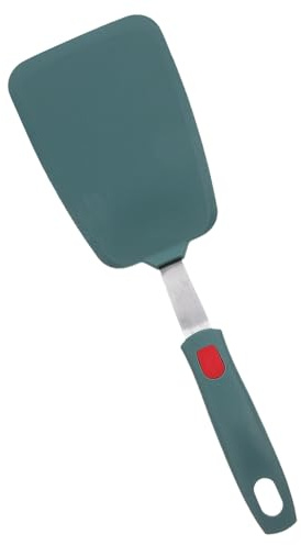 Operitacx Silicone Kitchen Spatula Turner for Frying and Grilling, High Heat Resistance and Easy to Clean Fish Flipper for Non-Stick Pans, Thin Flexible Egg and Pancake Spatula