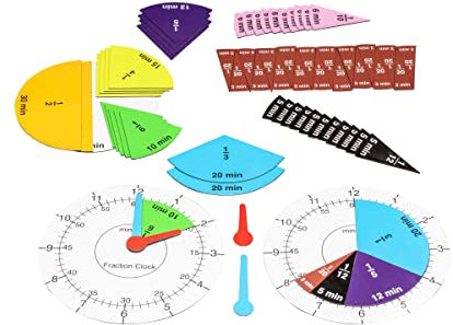 WISSNER 120140 aktiv lernen - Fraction Clock ZeitangabenundBruchteile