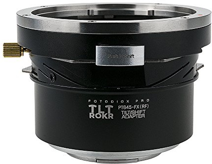 Fotodiox Pro TLT ROKR Tilt/Shift Lens Adapter Compatible with Pentax 645 Lenses on Fujifilm X-Mount Cameras