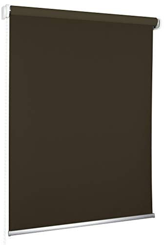 ROLLMAXXX Standard-Rollo Verdunkelungrollo Seitenzug Kettenzugrollo Tageslicht Sichtschutz (150 x 190 cm, Braun)