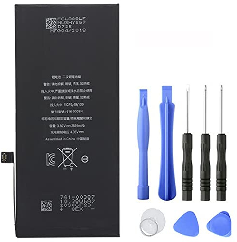 XITAIAN 3.82V 2691mAh 616-00364 Remplacement Batterie pour Apple iPhone 8P 8Plus 8 Plus with Tools