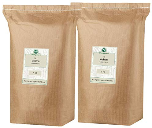 Chiemgaukorn Bio Weizen Ganzes Korn Vorrats-Set 2 x 5 kg