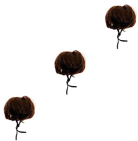 POPETPOP 3stücke Pet Party Accessory Lustige Katzen Und Hunde-Wig Mit Neat Für Festliche Anlässe Einzigartiger Haarschmuck Für Haustiere Einfach Anzulegen Und Leicht Zu Tragen