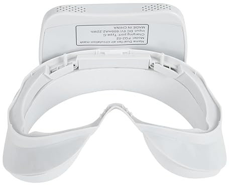 Cubierta Facial VR con Ventilador de Circulación de Aire para Pico 4 Pico 4 Pro, Almohadilla Facial de Repuesto Cojín Facial Suave Interfaz Cómoda VR Accesorios (Blanco)